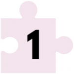 jigsaw puzzle piece with number