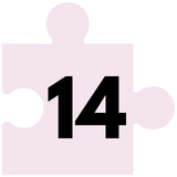 jigsaw puzzle piece with number