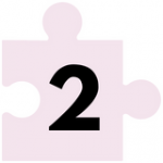 jigsaw puzzle piece with number