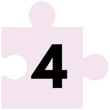 jigsaw puzzle piece with number